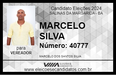 Candidato MARCELO SILVA 2024 - SALINAS DA MARGARIDA - Eleições