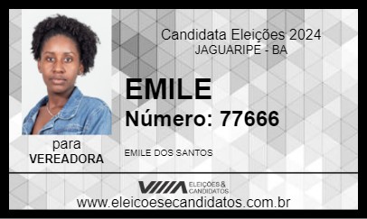 Candidato EMILE 2024 - JAGUARIPE - Eleições