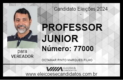 Candidato PROFESSOR JUNIOR 2024 - JAGUARIPE - Eleições