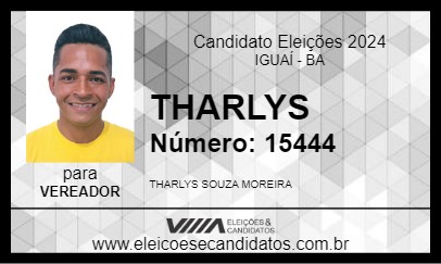 Candidato THARLYS 2024 - IGUAÍ - Eleições