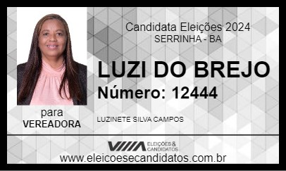 Candidato LUZI DO BREJO 2024 - SERRINHA - Eleições