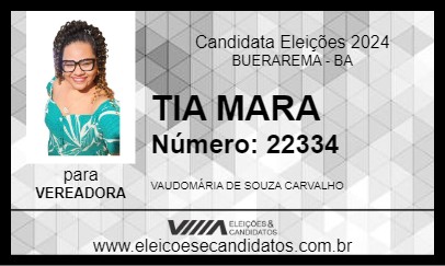 Candidato TIA MARA 2024 - BUERAREMA - Eleições