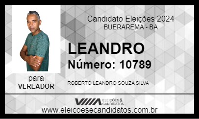 Candidato LEANDRO 2024 - BUERAREMA - Eleições