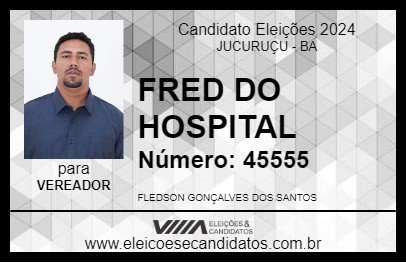 Candidato FRED DO HOSPITAL 2024 - JUCURUÇU - Eleições