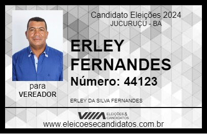 Candidato ERLEY FERNANDES 2024 - JUCURUÇU - Eleições