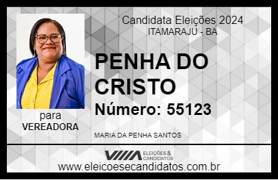 Candidato PENHA DO CRISTO 2024 - ITAMARAJU - Eleições