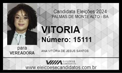 Candidato VITORIA 2024 - PALMAS DE MONTE ALTO - Eleições