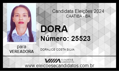 Candidato DORA 2024 - CAATIBA - Eleições