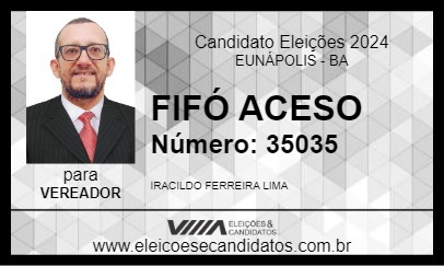 Candidato FIFÓ ACESO 2024 - EUNÁPOLIS - Eleições