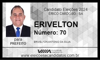 Candidato ERIVELTON 2024 - ÉRICO CARDOSO - Eleições