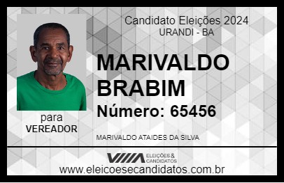 Candidato MARIVALDO BRABIM 2024 - URANDI - Eleições