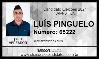 Candidato LUÍS PINGUELO 2024 - URANDI - Eleições