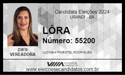 Candidato LÔRA 2024 - URANDI - Eleições