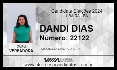 Candidato DANDI DIAS 2024 - UBAÍRA - Eleições