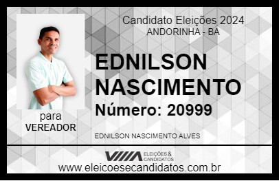 Candidato EDNILSON NASCIMENTO 2024 - ANDORINHA - Eleições