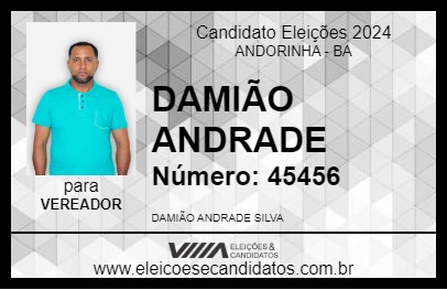 Candidato DAMIÃO ANDRADE 2024 - ANDORINHA - Eleições