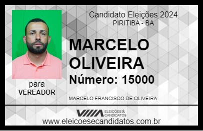 Candidato MARCELO OLIVEIRA 2024 - PIRITIBA - Eleições