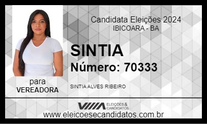 Candidato SINTIA 2024 - IBICOARA - Eleições