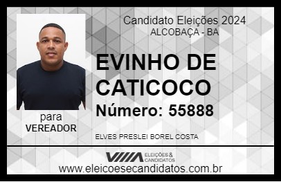 Candidato EVINHO DE CATICOCO 2024 - ALCOBAÇA - Eleições