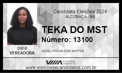 Candidato TEKA DO MST 2024 - ALCOBAÇA - Eleições