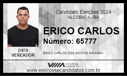 Candidato ERICO CARLOS 2024 - ALCOBAÇA - Eleições