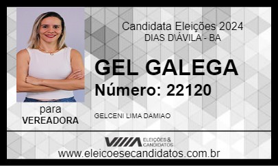 Candidato GEL GALEGA 2024 - DIAS D\ÁVILA - Eleições