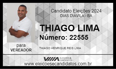 Candidato THIAGO LIMA 2024 - DIAS D\ÁVILA - Eleições