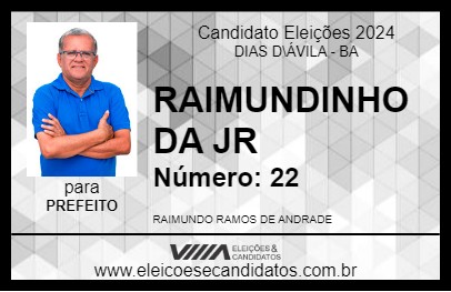 Candidato RAIMUNDINHO DA JR 2024 - DIAS D\ÁVILA - Eleições