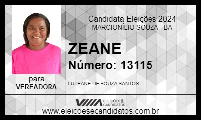 Candidato ZEANE 2024 - MARCIONÍLIO SOUZA - Eleições