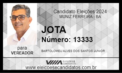 Candidato JOTA 2024 - MUNIZ FERREIRA - Eleições