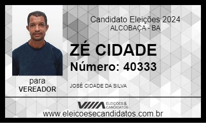 Candidato ZÉ CIDADE 2024 - ALCOBAÇA - Eleições