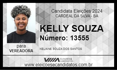 Candidato KELLY SOUZA 2024 - CARDEAL DA SILVA - Eleições