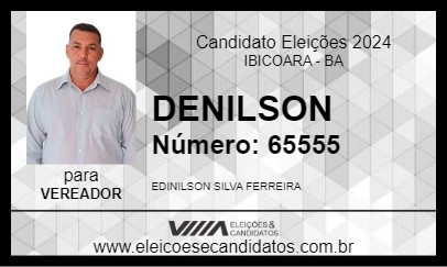 Candidato DENILSON 2024 - IBICOARA - Eleições