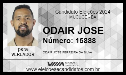 Candidato ODAIR JOSE 2024 - MUCUGÊ - Eleições