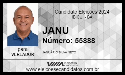 Candidato JANU 2024 - IBICUÍ - Eleições