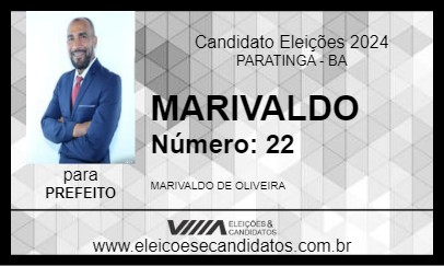 Candidato MARIVALDO 2024 - PARATINGA - Eleições