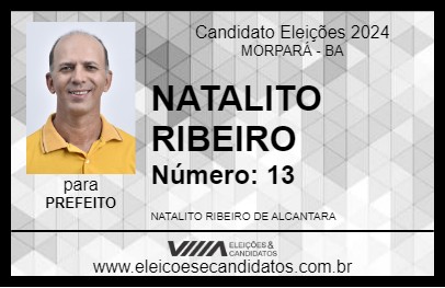 Candidato NATALITO RIBEIRO 2024 - MORPARÁ - Eleições