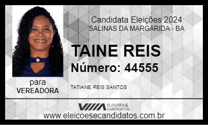 Candidato TAINE REIS 2024 - SALINAS DA MARGARIDA - Eleições