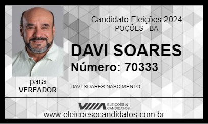 Candidato DAVI SOARES 2024 - POÇÕES - Eleições