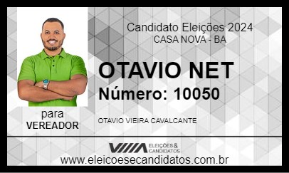 Candidato OTAVIO NET 2024 - CASA NOVA - Eleições