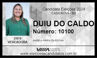 Candidato DUIU DO CALDO 2024 - CASA NOVA - Eleições