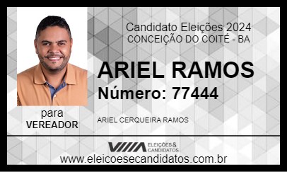 Candidato ARIEL RAMOS 2024 - CONCEIÇÃO DO COITÉ - Eleições