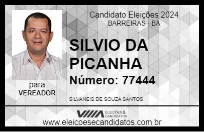 Candidato SILVIO DA PICANHA 2024 - BARREIRAS - Eleições