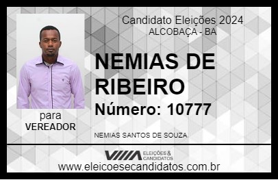 Candidato NEMIAS DE RIBEIRO 2024 - ALCOBAÇA - Eleições