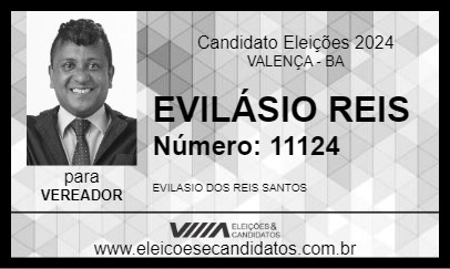 Candidato EVILÁSIO REIS 2024 - VALENÇA - Eleições