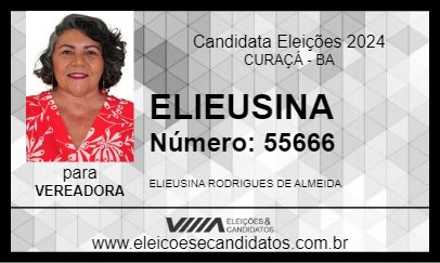 Candidato ELIEUSINA 2024 - CURAÇÁ - Eleições