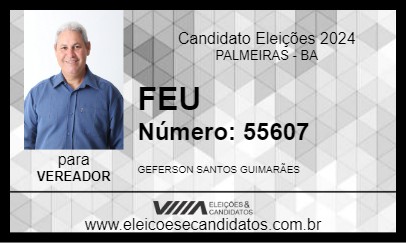 Candidato FEU 2024 - PALMEIRAS - Eleições