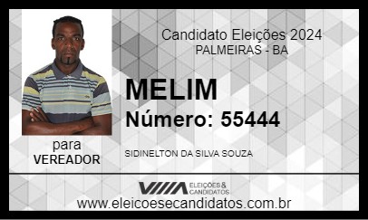 Candidato MELIM 2024 - PALMEIRAS - Eleições