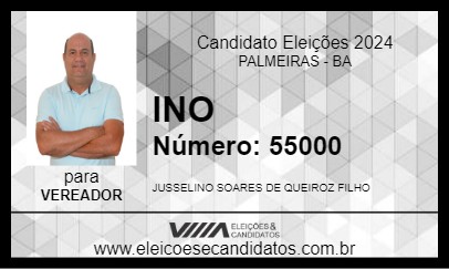 Candidato INO 2024 - PALMEIRAS - Eleições