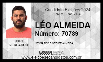 Candidato LÉO ALMEIDA 2024 - PALMEIRAS - Eleições